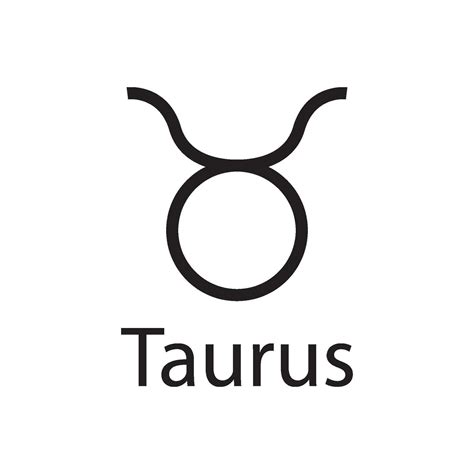 Taurus Zodiac Symbol Icon Vector 34212990 Vector Art At Vecteezy