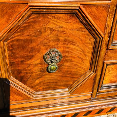 Antique Home Office Desk Berkey And Gay Desk Ornate Buffet Etsy