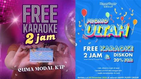 Promo Birthday Treats Happy Puppy Jam Karaoke Gratis Dan Diskon