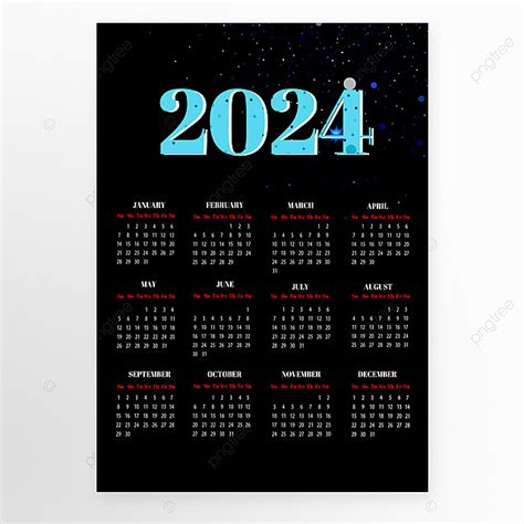 Modelo De Calend Rio Preto 2024 Modelo Para Download Gratuito No Pngtree