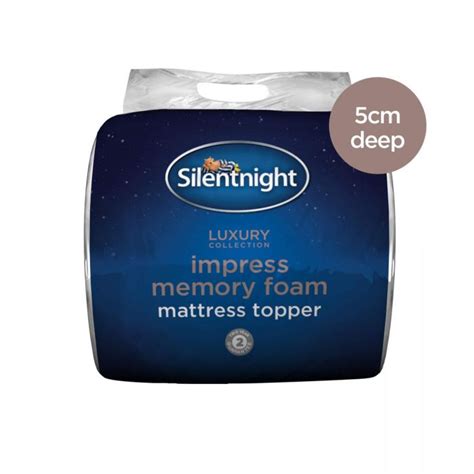 Silentnight Impress Memory Foam Mattress Topper 5cm