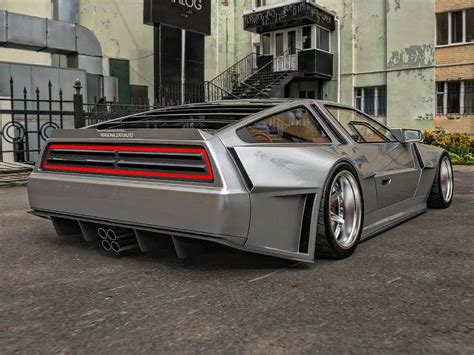 Vintage DMC DeLorean Has Plenty of Air Intakes Around Its Slammed CGI ...
