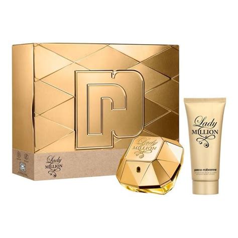 Kit Perfume Paco Rabanne Lady Million Eau De Parfum Feminino 80ml