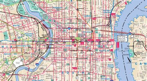 Philadelphia Bus Route Map