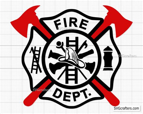 Firefighter Svg Fireman Svg Fire Dept Svg Fire Department Etsy In