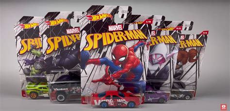 Hot Wheels Spider-Man Series Depicts Both Heroes and Villains, Five ...