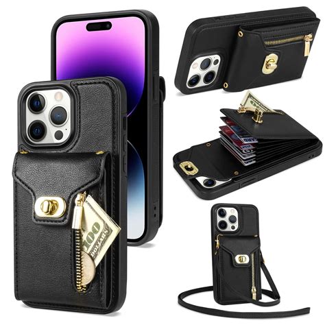 Allytech Cards Holder Wallet Back Case For Apple Iphone Pro Max