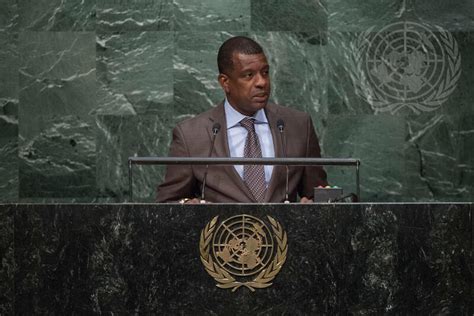 Permanent Representative Of Dominica Addresses Summit On Sustainable