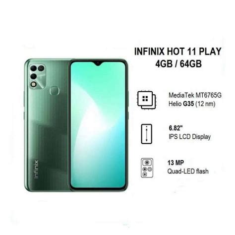 Promo Infinix Hot Play Smartphone GB GB Garansi Resmi Diskon Di Seller Raffaelestore