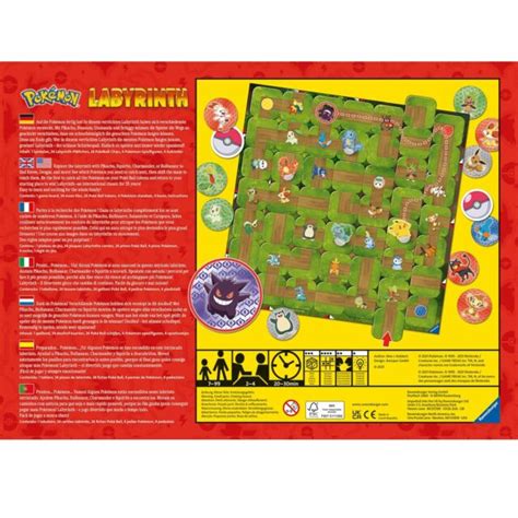 POKEMON LABYRINTH GIOCO DA TAVOLO SOCIETA LABIRINTO MAGICO RAVENSBURGER