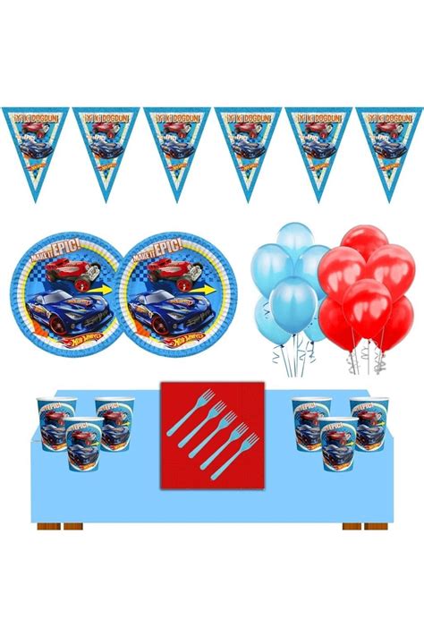 Hot Wheels Ki Ilik Do Um G N Konsepti Parti Malzemeleri Seti Fiyat Yorumlar