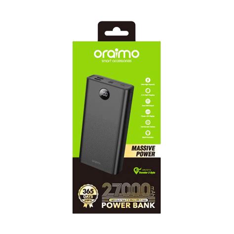 Oraimo Power Bank (27000mAh) - Gadgets Store in Lagos