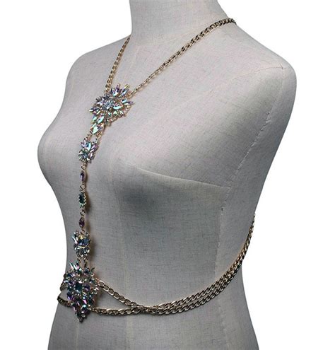 Buy Wholesale Bling Rhinestone Crystal Body Chain Bikini Beach Party