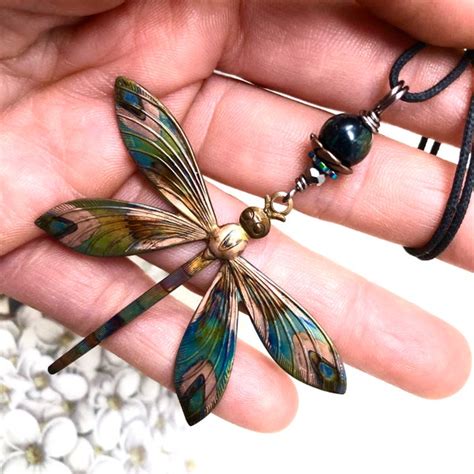 Dragonfly Pendant Etsy
