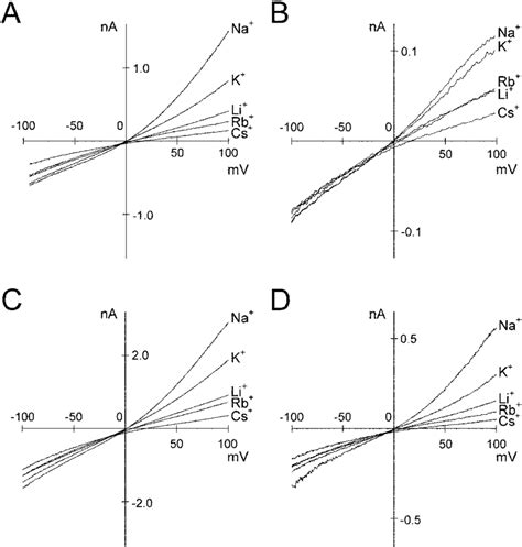 Selectivity Of Homomeric And Heteromeric CNG Channels For Monovalent