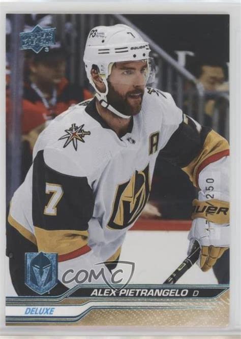 2023 24 Upper Deck Series 1 Deluxe 250 Alex Pietrangelo 184 EBay