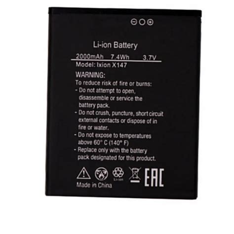 Li Ion High Quality Replacement Battery Authentic External For Dexp