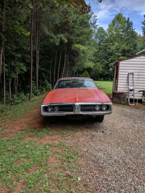 1972 Dodge Charger Hide Away Head Lights Strong Engine And Transmission For Sale