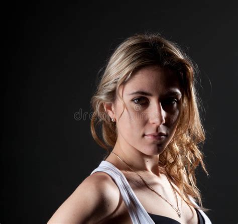 Blonde Girl At The Beach Stock Image Image Of Sunlight