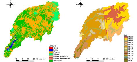 Landuse And Soil Map In The Illinois River Watershed A Land Use Map