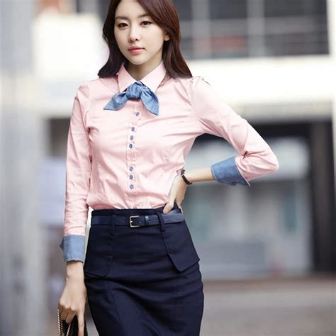summer formal shirts women blouses ol office ladies shirts