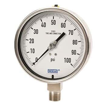 Bourdon Tube Pressure Gauges Stainless Steel From Cole Parmer India