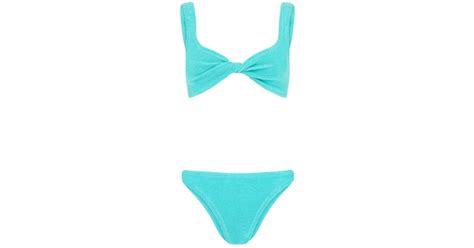 Hunza G Juno Bikini In Aqua In Blue Lyst