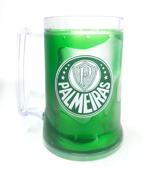 Caneca Gel Palmeiras Decacampe O Brasileiro Verde Branco Mania