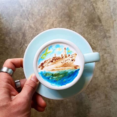 korean barista kangbin lee creates stunning coffee art aesthesiamag