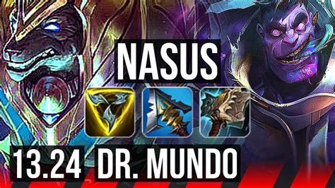 NASUS Vs DR MUNDO TOP 1300 Games 8 2 3 KR Master 13 24 YouTube