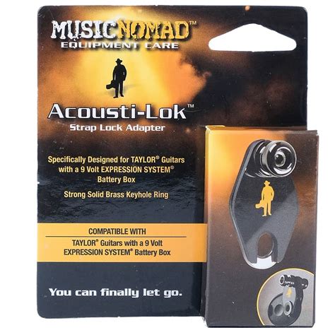 Musicnomad Mn272 Acousti Lok Strap Lock Adapter For Taylor Reverb Uk