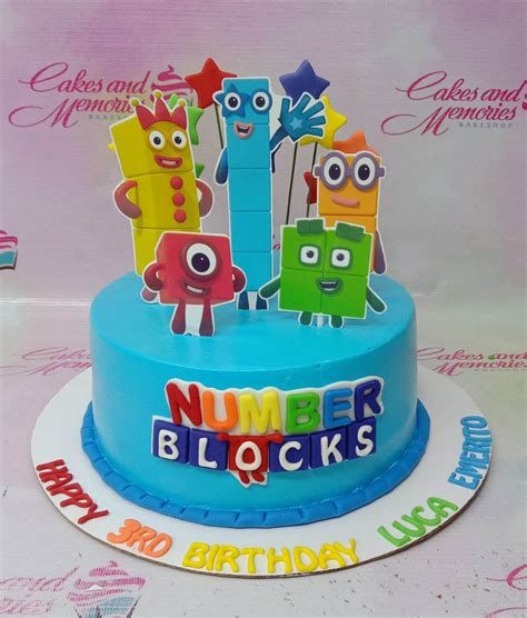 Number Blocks Cake 1103 Cakes And Memories Bakeshop