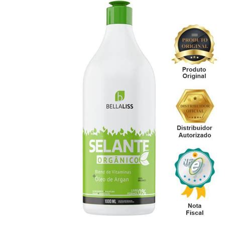 Selagem Organica Profissional - Selagem Profissional - Orgânica - Bellaliss 1 Litro - Bella Liss ...