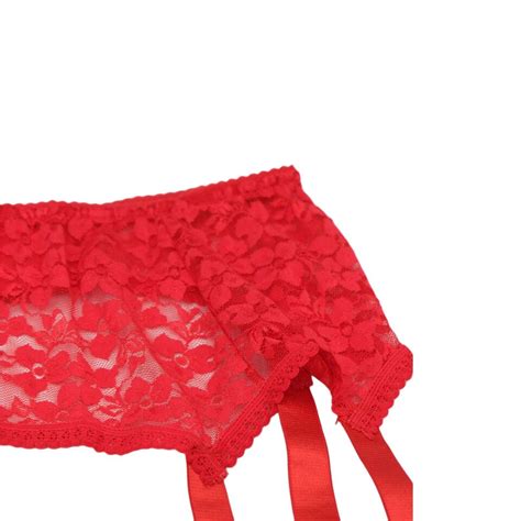 Floral Hollow Lace Garter Straps Suspender Belt Plus Size Lingerie Nightwear Ebay