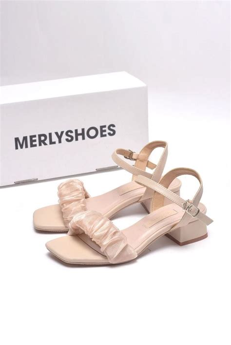 Sandal Ti U Th Voan M U Nude Sandal Big Size Gi Y I Ti C Gi Y N Merly