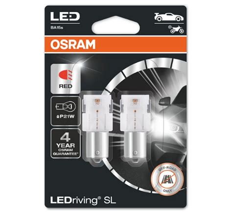 Daylights Austria Osram Ledriving Sl P W Ba S Retrofit Red Duoblister