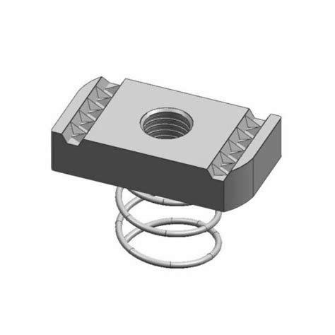 M M Unistrut Type Channel Nuts No Spring Short Spring Long Spring