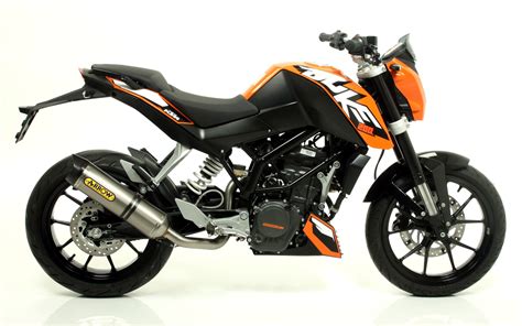 Terminale Omologato Arrow Thunder Titanio Fondello Carbonio Per Ktm