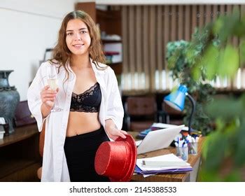 61 Half Naked Secretary Images Stock Photos Vectors Shutterstock