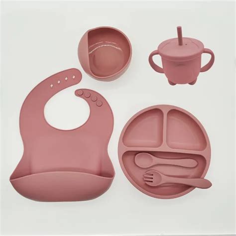 Kit Introdu O Alimentar Silicone Beb Pe As Ventosa