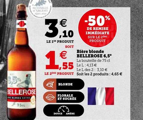 Promo Bi Re Blonde Bellerose Chez Super U Icatalogue Fr