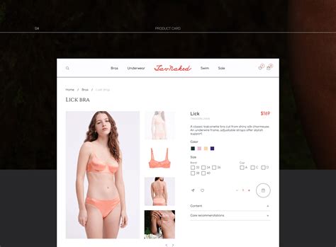 Lingerie Store Ui Ux Design Behance