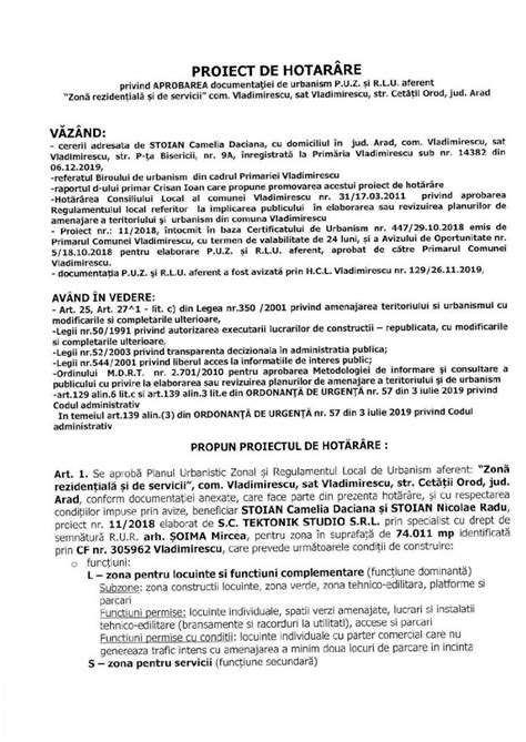 Pdf Proiect De Hot Nr Primaria Vladimirescu A Piese Scrise Foaie De