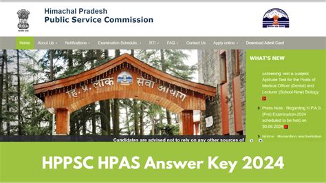 Hppsc Hpas Answer Key 2024 Check Prelims Answer Key Pdf