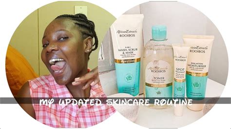 Updated Skincare Routine Ft African Extracts Rooibos Youtube