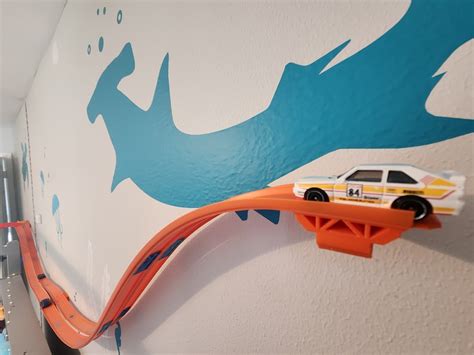 Hot Wheels Double Track Wall Mount D Print File Etsy