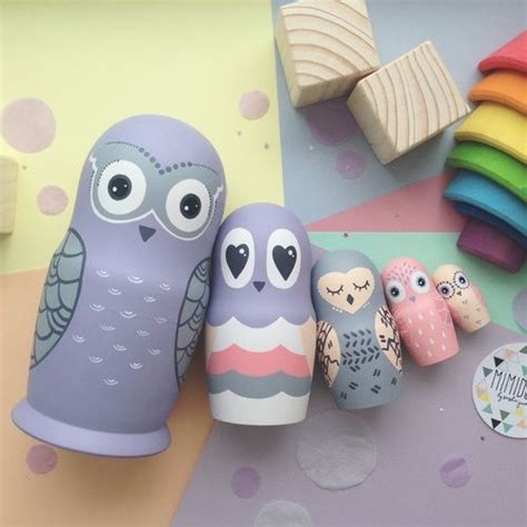 Зверята | Nesting dolls diy, Nesting dolls craft, Nesting dolls