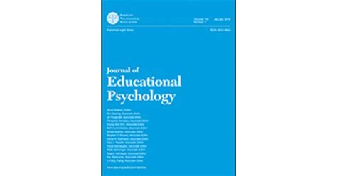 Journal Of Educational Psychology