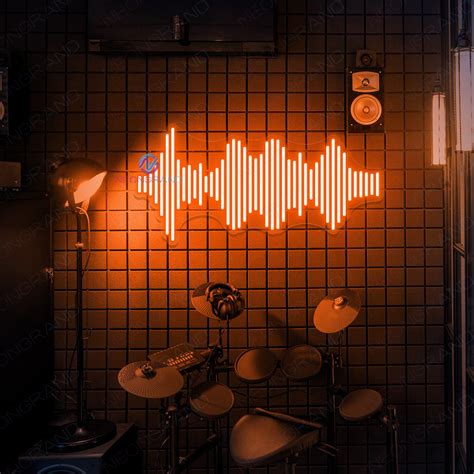 Sound Wave Neon Sign Music Led Light Cool Neon Signs Neon Signs