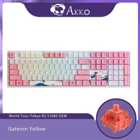 Akko S World Tour Tokyo R Osa Sp Full Size Hot Swap Mechanical Gaming Keyboard Rgb Backlit